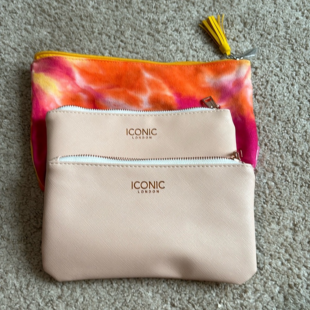 Bundle Make Up/Travel Bags, 2 Iconic London, 1 Sephora